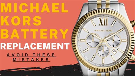 michael kors watch men do they use batteries|Michael Kors smartwatch battery replacement.